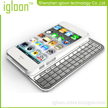 Super Thin Bluetooth Keyboard Case For Iphone5 With Case And Keyboard Connect By Magnet 